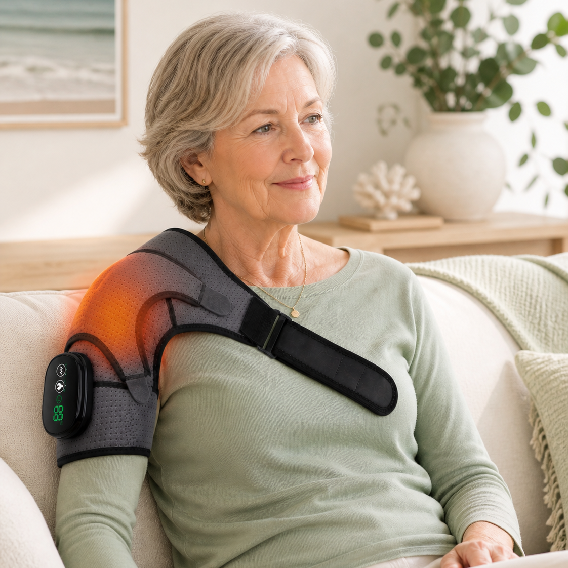 Heated Shoulder Pain Relief Brace
