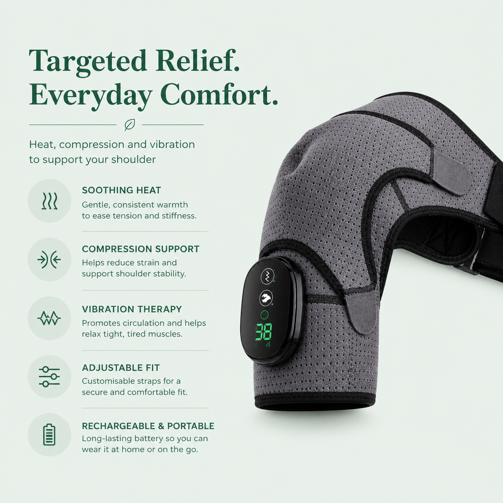 Heated Shoulder Pain Relief Brace