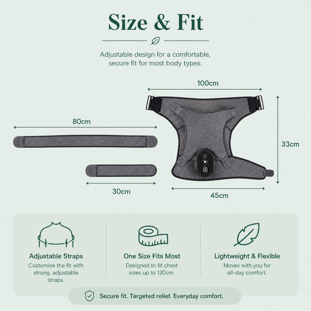 Heated Shoulder Pain Relief Brace