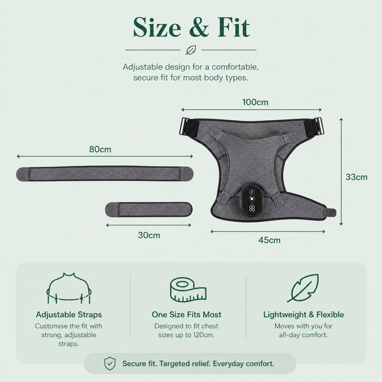 Heated Shoulder Pain Relief Brace