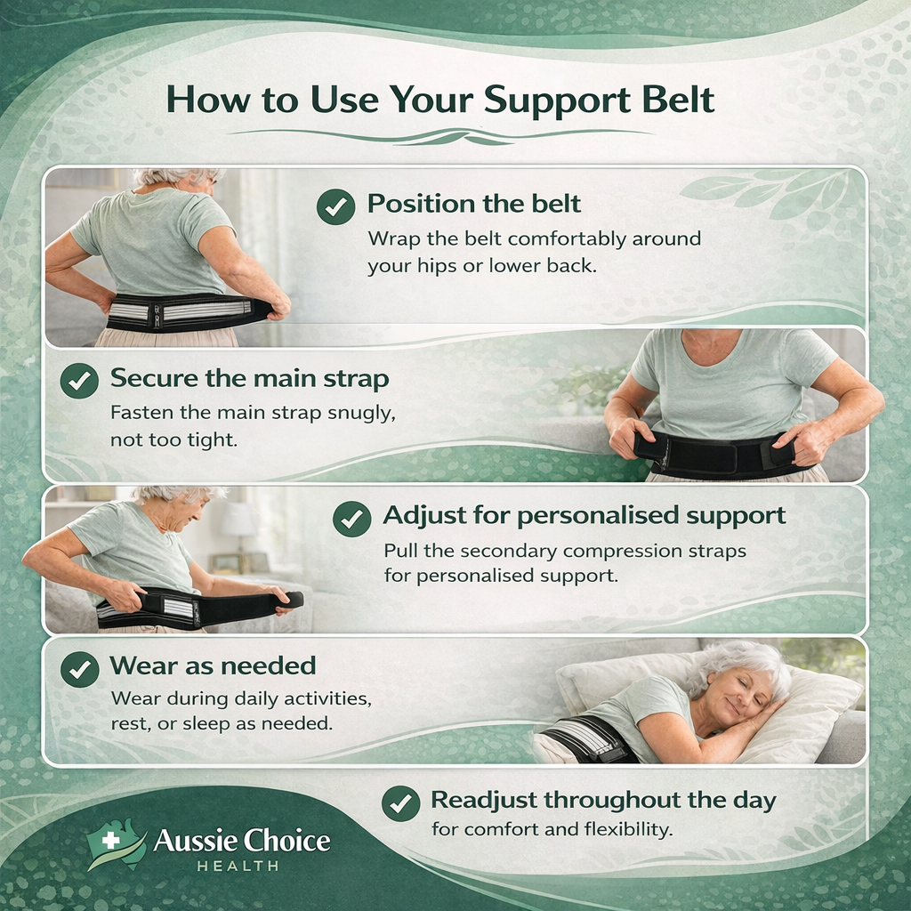 Back Pain & Sciatica Relief Belt