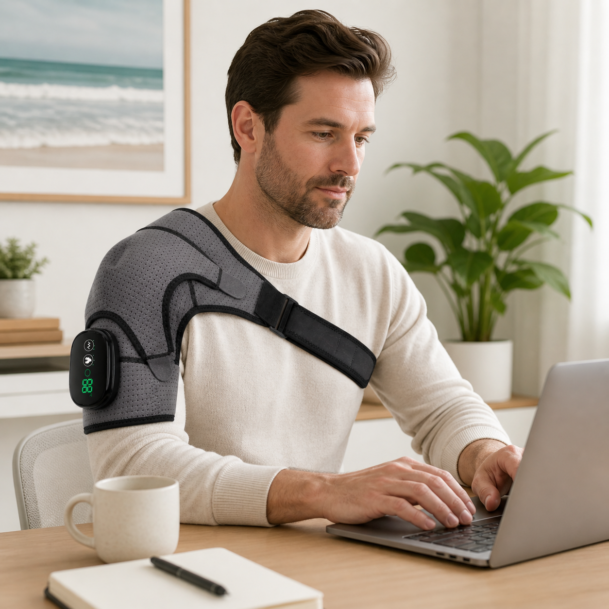 Heated Shoulder Pain Relief Brace
