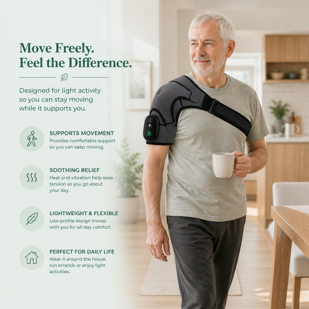 Heated Shoulder Pain Relief Brace